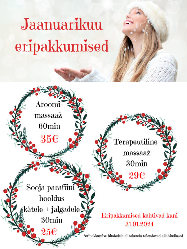Jaanuari eripakkumised