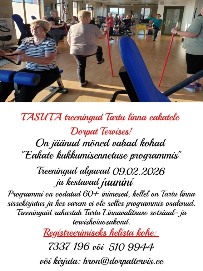 Eakate vabad kohad reklaam kevad 2026