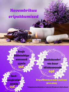 Novembrikuu eripakkumised