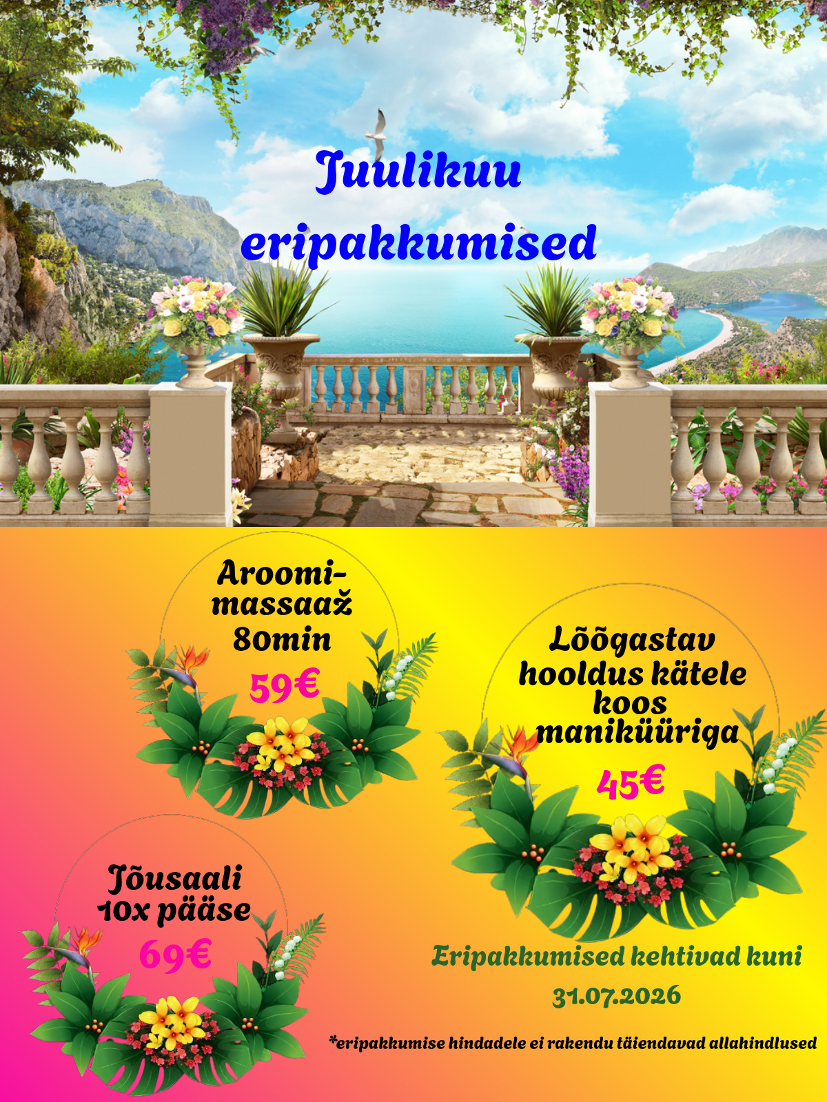 Juulikuu eripakkumised
The post Juulikuu eripakkumised appeared first on Dorpat Tervis.